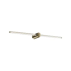 wall luminaire FILO IP44, brushed brass 