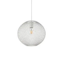 Luminaire à suspension NET 2 E27 IP20, blanche gradable