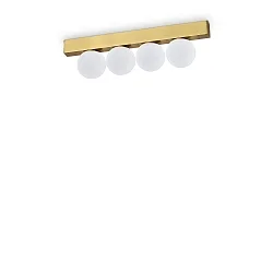 Luminaire de plafond PING PONG IP20, laiton brossé 