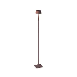 Lampadaire à accu PURE IP54, marron café gradable