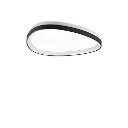 Luminaire de plafond GEMINI 61 contrôlable par DALI IP20, noir gradable