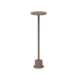 Borne d'éclairage TOFFEE D160 H050 IP65, marron café 