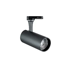 1-Projecteur monophasé FOX 25W BIG / ON-OFF 930 réglable, commutable IP20, noir mat 