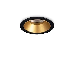 Plafonnier encastré GAME TRIM ROUND 58MM rond, rigide, UGR < 19, commutable IP40/IP20, or, noir 