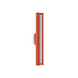 Luminaire mural DORICA AP1 on/off, nervuré IP20, orange 