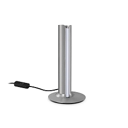 Lampe de table DORICA TL1 lisse, avec interrupteur, avec variateur tactile IP20, gris mat gradable