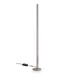 Lampadaire DORICA PT1 à 1 flamme, avec variateur à cordon, nervuré IP20, gris mat gradable