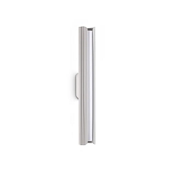 Luminaire mural DORICA AP1 on/off, nervuré IP20, noir mat 
