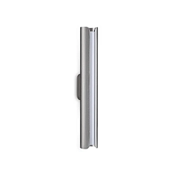 Luminaire mural DORICA AP1 lisse, on/off IP20, gris mat 