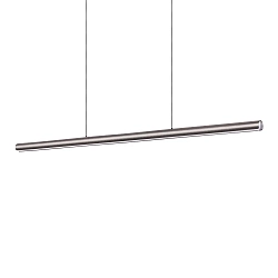 Luminaire à suspension DORICA SP1 D46 / B1400 Bas, à 1 flamme, langue, contrôlable par DALI, nervuré IP20