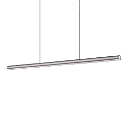 Luminaire à suspension DORICA SP1 D46 / B1400 Bas, à 1 flamme, lisse, langue, contrôlable par DALI IP20, gris mat gradable