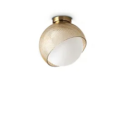 Luminaire de plafond BLOOM D22 avec douille E27 IP20, laiton