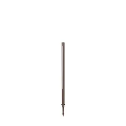 Luminaire d'allées JEDI PT LED 80.5CM angulaire, commutable, avec piquet de potentiel IP65, mat, marron café 