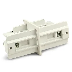 Connecteur isolant triphasé CLASSIC isolé, scintillant, blanche