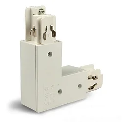 Connecteur en L triphasé CLASSIC SURFACE + RECESSED conducteur de protection à l'extérieur, conducteur N à l'intérieur