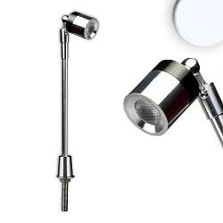 Luminaires pour meuble IP20, chrome 