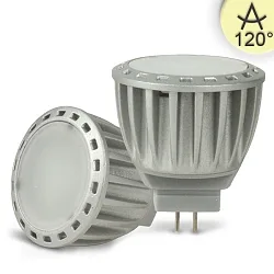 Lampe à réflecteur LED MR11 dimmable G4 4W 250lm 3000K 120° CRI 80-89 gradable
