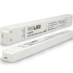 Transformateur ULTRASLIM 24VDC plat, constante de tension, commutable, blanche