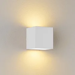 Luminaire mural GX53 IP44, blanche gradable