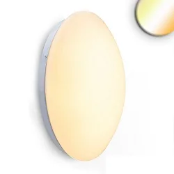 Applique et plafonnier IP20, blanche 