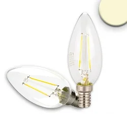 Ampoule à filament forme bougie dimmable E14 2,2W 200lm 2700K 360° CRI 80-89 gradable