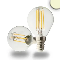 Ampoule à filament forme de gouttes ILLU dimmable E14 4W 350lm 2700K 360° CRI 80-89 gradable