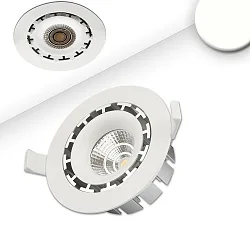 Lumière encastrée pivotant, dimmable IP20, blanche gradable 15,1W 1300lm 4000K 45° 45° CRI 80-89