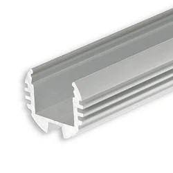 LED roundprofil ROUND12, anodized aluminium, 200cm