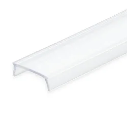 Accessory for profile SURF12(FLAT) / DIVE12(FLAT) / ROUND12 / tile profile - cover COVER1, opal / satined, 200cm