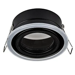 Cadre de montage SYS-68 GU10 IP65, noir , Gris argent