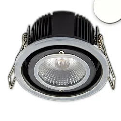 Recessed outdoor LED spot Sys-68, IP65, fixed optics, CRi >95, TRIAC dimmable, 10W 4000K 875lm 60°