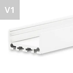 Profil de montage SURF24 FLAT V1, blanche