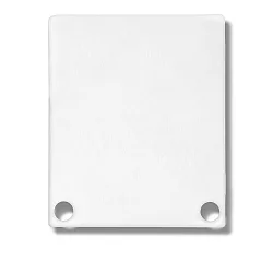 Accessory for SURF24 / DIVE24 FLAT with COVER11 - aluminium endcap EC44 (2 pc.), incl. screws, white RAL 9010