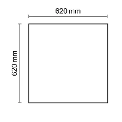 Panneau à LED Business Line 625, 38,5W 4650lm 4000K CRI >80