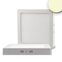 Luminaire de plafond carré IP20, blanche gradable