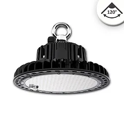 Projecteurs de hall FL dimmable IP65, noir  gradable