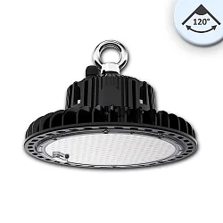 Projecteurs de hall FL dimmable IP65, noir  gradable
