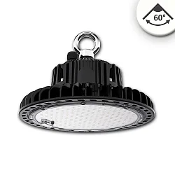 Projecteurs de hall FL dimmable IP65, noir  gradable