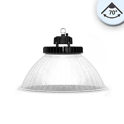 Projecteurs de hall FL dimmable IP65, noir  gradable