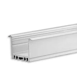 Profil de montage IL-ALU20, aluminium anodisé