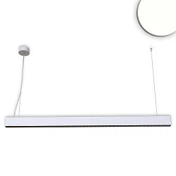 Lampe suspendue Raster Up+Down haut bas, pour VDU IP40, noir mat, gris argent gradable