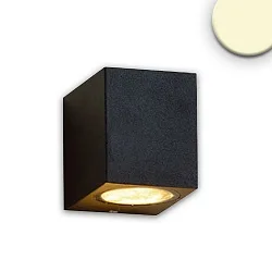 Luminaire mural Bas, angulaire GU10 IP54, noir  