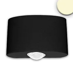 Luminaire mural haut bas IP54, noir  