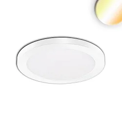 Luminaire apparent / encastré Slim Flex IP44, blanche 