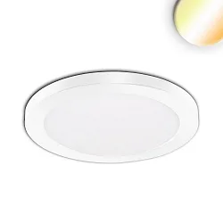 Luminaire apparent / encastré Slim Flex IP44, blanche 
