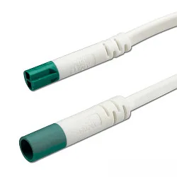Rallonge de câble, vert, blanche