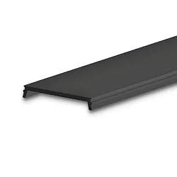 Accessory for profile SURF24(FLAT) / DIVE24(FLAT) - cover COVER33 black / matt, 25% translucency, 200cm