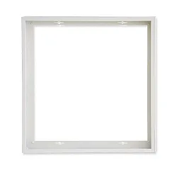 Accessory for LED panel - surface mounting frame, aluminium, white RAL 9016, panel 600 (60 x 60cm), quick mounting
