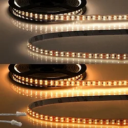 LED CRI919 / 940 MiniAMP Flex strip, 24V, 20W, dynamic white, both sided cable with male plug, 250cm