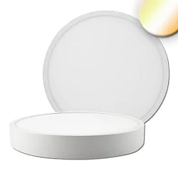 Luminaire de plafond PRO 300MM rond, pour VDU, CCT Switch IP20, blanche gradable